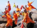 三亚南山休(xiū)闲会馆(guǎn)武术表(biǎo)演(yǎn)